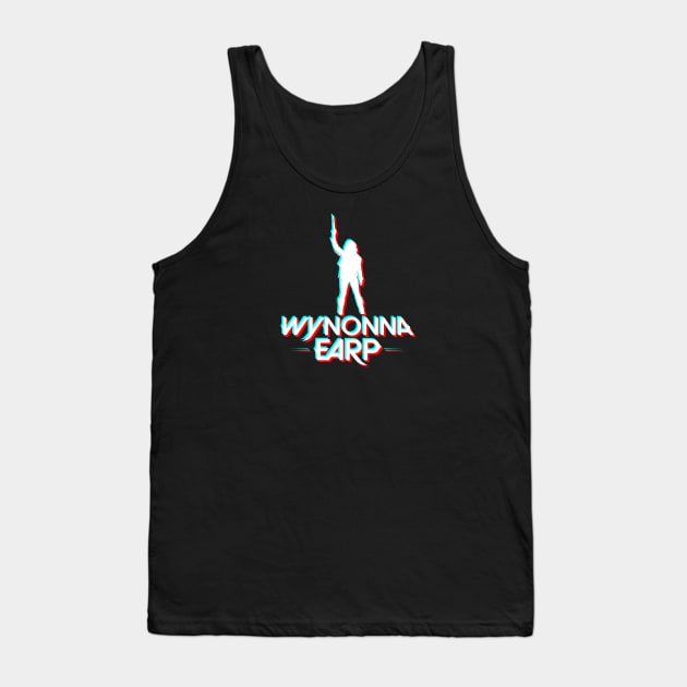 Wynonna Earp Retro Blur Tank Top by viking_elf